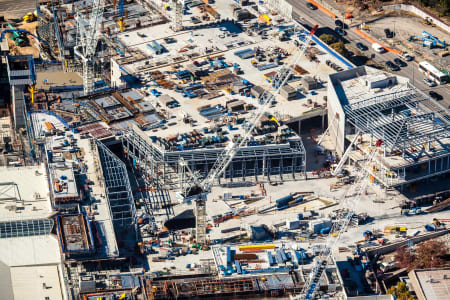 Aerial Image of EASTLAND SHOPPING CENTRE CONSTRUCTION