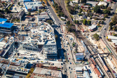 Aerial Image of EASTLAND SHOPPING CENTRE CONSTRUCTION
