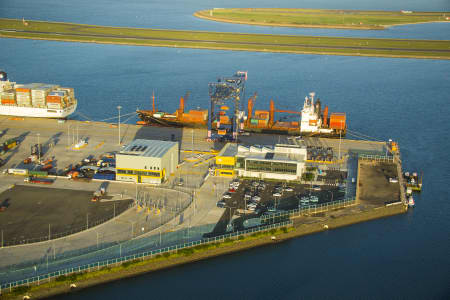 Aerial Image of PORT BOTANY - DAWN