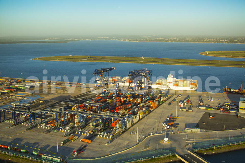 Aerial Image of Port Botany - Dawn