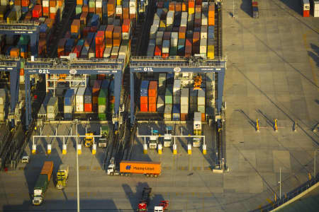 Aerial Image of PORT BOTANY - DAWN