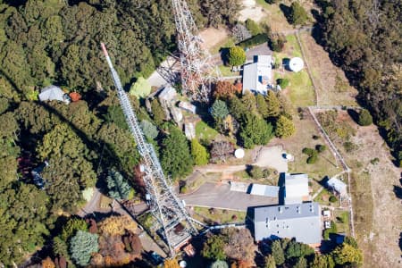 Aerial Image of TV AND RADIO TOWERS AT MOUNT DANDENONG