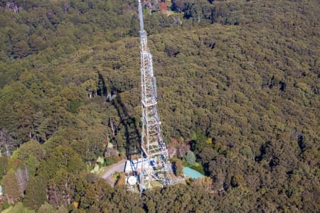 Aerial Image of TV AND RADIO TOWERS AT MOUNT DANDENONG