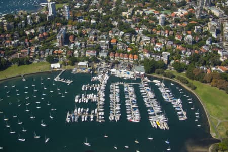 Aerial Image of DARLING POINT / RUSHCUTTERS BAY