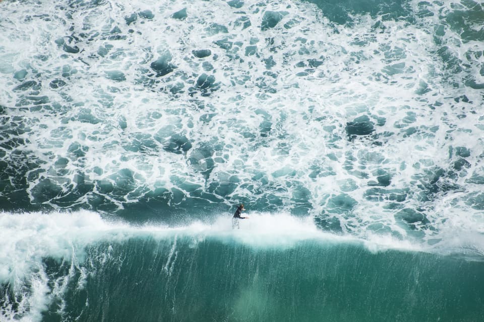 Aerial Image of Surfing Series