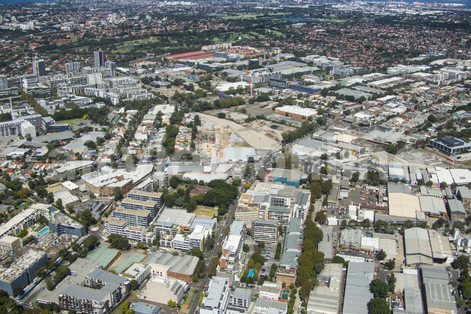 Aerial Image of Zetland Construction