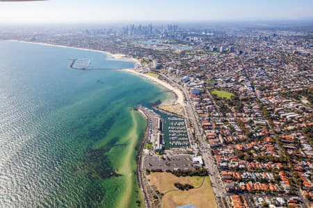 Aerial Image of ST KILDA MARINA