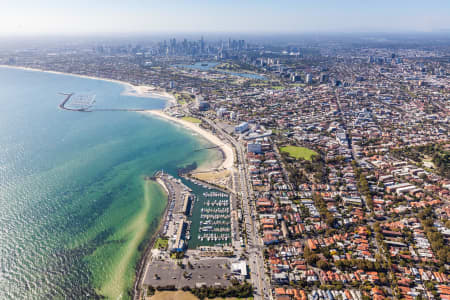 Aerial Image of ST KILDA MARINA