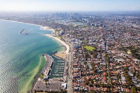 Aerial Image of ST KILDA MARINA