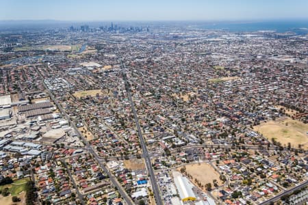 Aerial Image of MAIDSTONE IN MELBOURNE