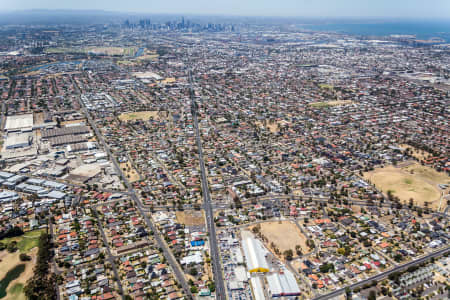 Aerial Image of MAIDSTONE IN MELBOURNE