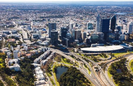 Aerial Image of PERTH CBD