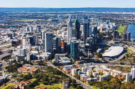 Aerial Image of PERTH CBD