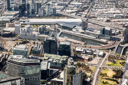Aerial Image of COLLINS STREET DOCKLANDS.