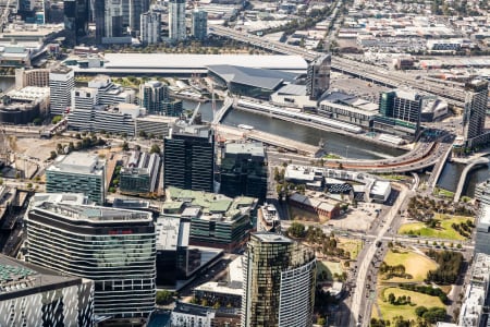 Aerial Image of COLLINS STREET DOCKLANDS.