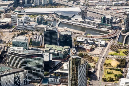 Aerial Image of COLLINS STREET DOCKLANDS.