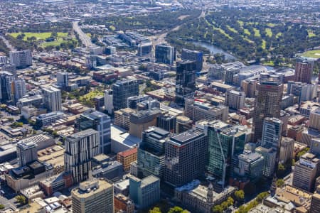 Aerial Image of ADELAIDE CBD