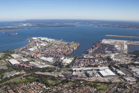 Aerial Image of PORT BOTANY