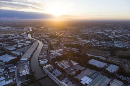 Aerial Image of DUSK LOOKING TOWARDS WESTERN SYDNEY