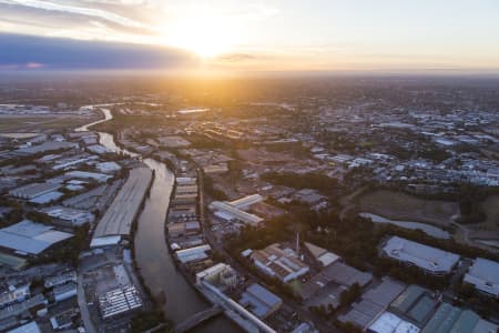 Aerial Image of DUSK LOOKING TOWARDS WESTERN SYDNEY