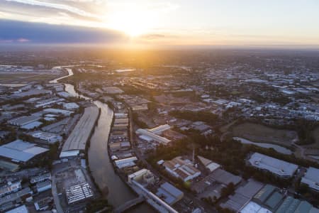 Aerial Image of DUSK LOOKING TOWARDS WESTERN SYDNEY