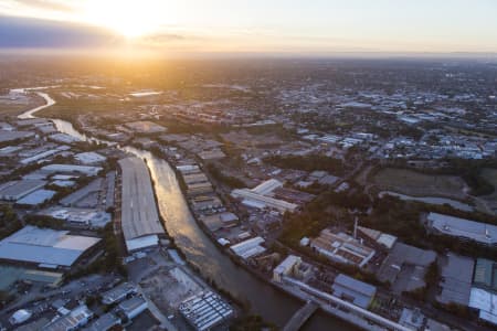 Aerial Image of DUSK LOOKING TOWARDS WESTERN SYDNEY