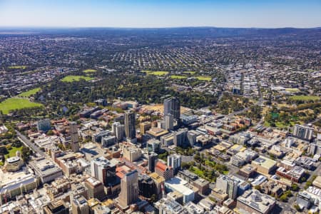 Aerial Image of ADELAIDE CBD