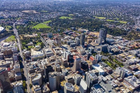 Aerial Image of ADELAIDE CBD