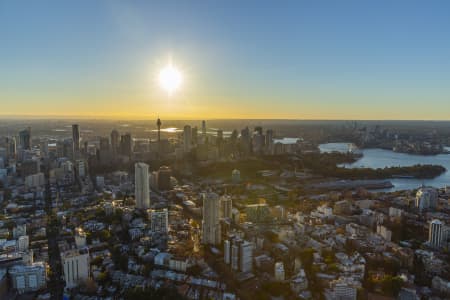 Aerial Image of DARLINGHURST DUSK