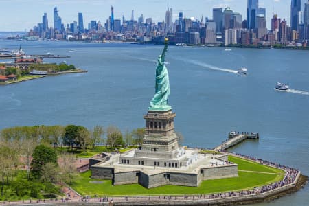 Aerial Image of STATUE OF LIBERTY NATIONAL MONUMENT
