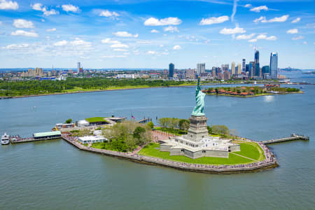 Aerial Image of STATUE OF LIBERTY NATIONAL MONUMENT