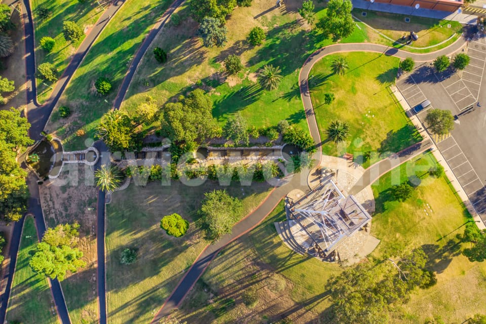 Aerial Image of Poppethead Lookout and Rosiland Park, Bedigo