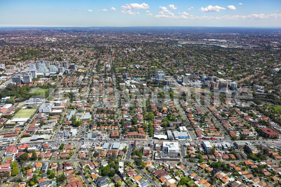 Aerial Image of Concord And Burwood
