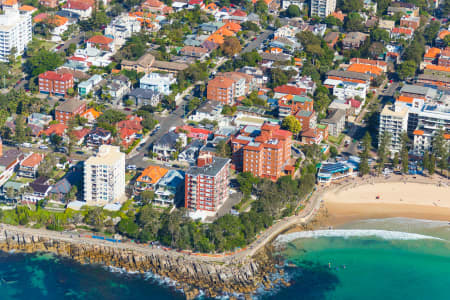 Aerial Image of BOWER STREET AND MARINE PARADE MANLY