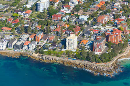 Aerial Image of BOWER STREET AND MARINE PARADE MANLY