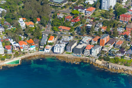 Aerial Image of BOWER STREET AND MARINE PARADE MANLY