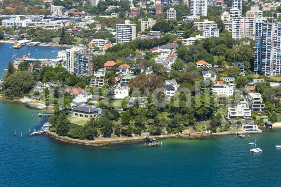 Aerial Image of Darling Point Homes
