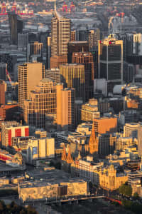 Aerial Image of FLINDERS STREET, MELBOURNE