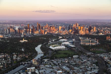 Aerial Image of OLYMPIC BOULEVARD, RICHMOND
