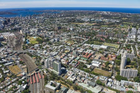 Aerial Image of REDFERN, SURRY HILLS AND DARLINGHURST