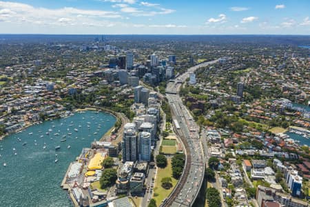Aerial Image of MILSONS POINT TO CHATSWOOD