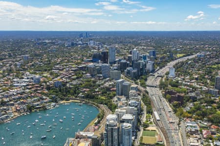 Aerial Image of MILSONS POINT TO CHATSWOOD