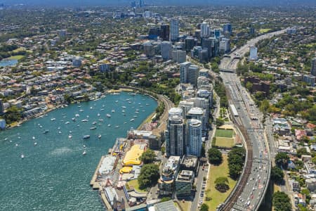 Aerial Image of MILSONS POINT TO CHATSWOOD