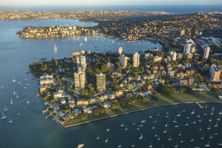 Aerial Image of DARLING POINT DUSK