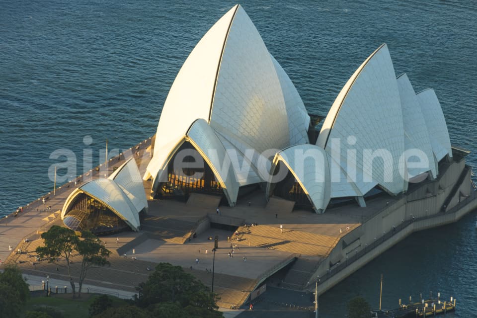 Aerial Image of Sydney Opera House Dusk