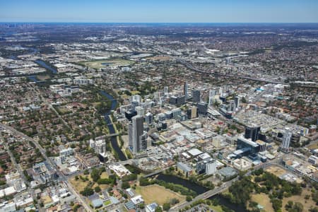 Aerial Image of PARRAMATTA CBD