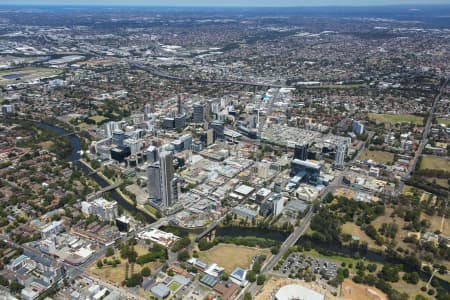 Aerial Image of PARRAMATTA CBD