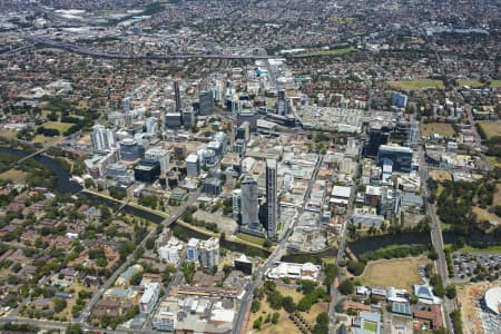 Aerial Image of PARRAMATTA CBD