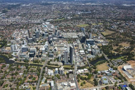 Aerial Image of PARRAMATTA CBD