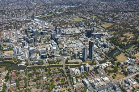 Aerial Image of PARRAMATTA CBD